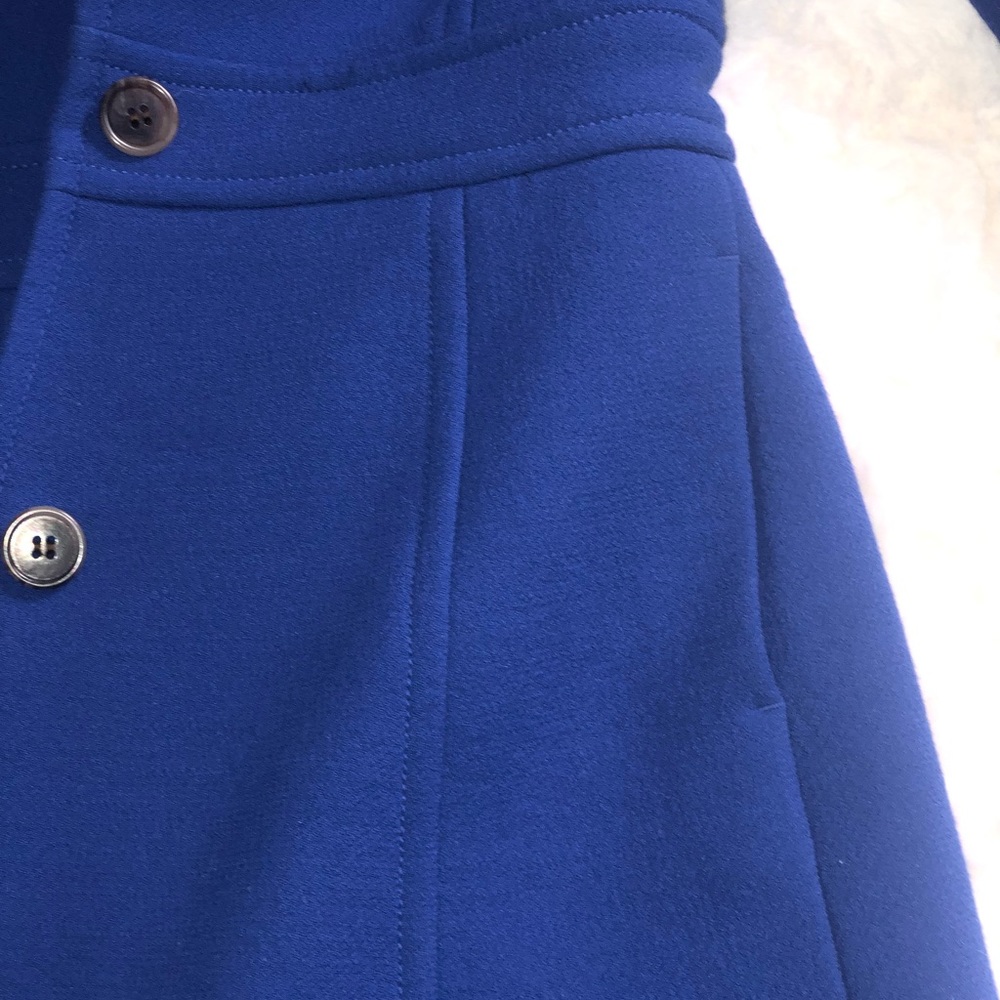 J. Crew Women's Blue Lady Day Coat - Picture 6 of 7